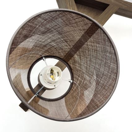 Brilagi - Candeeiro integrado ANTHONY 3xE14/40W/230V carvalho/castanho