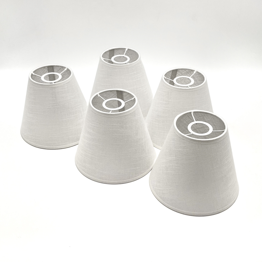 Brilagi - Candeeiro integrado ANTHONY 5xE14/40W/230V carvalho/branco
