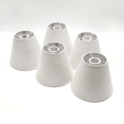 Brilagi - Candeeiro integrado ANTHONY 5xE14/40W/230V carvalho/branco