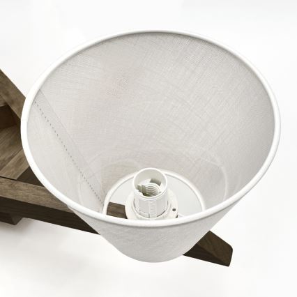 Brilagi - Candeeiro integrado ANTHONY 5xE14/40W/230V carvalho