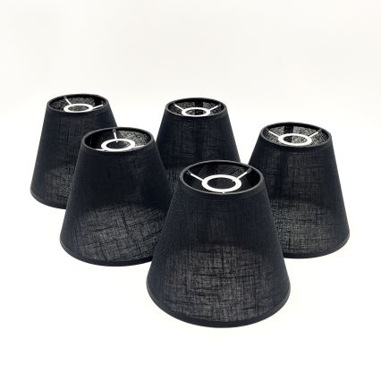 Brilagi - Candeeiro integrado ANTHONY 5xE14/40W/230V carvalho/preto