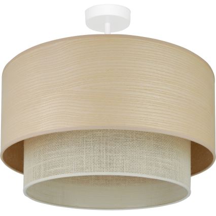 Brilagi - Candeeiro integrado ARIZONA BOHO 1xE27/15W/230V diâmetro 45 cm creme/bege