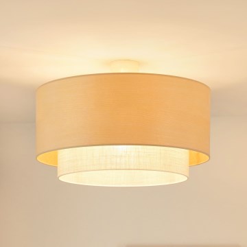Brilagi - Candeeiro integrado ARIZONA BOHO 1xE27/15W/230V diâmetro 60 cm bege