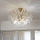 Brilagi - Candeeiro integrado CRYSTAL 6xE14/60W/230V dourado