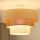 Brilagi - Candeeiro integrado DENVER LUNETA 1xE27/15W/230V diâmetro 45 cm bege/castanho/creme