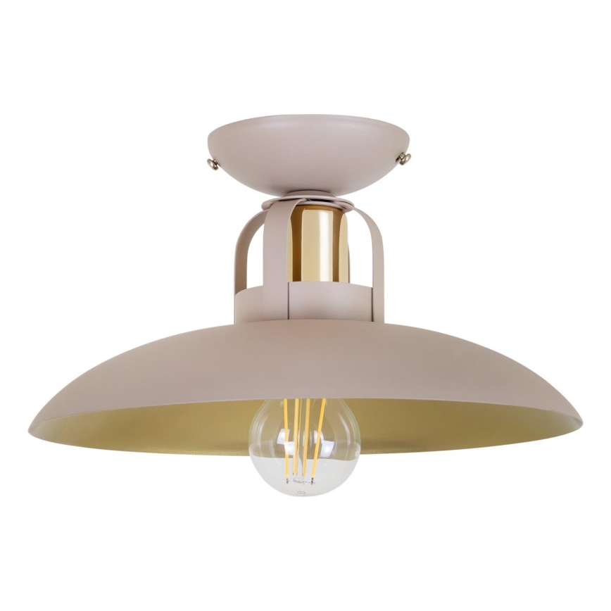 Brilagi - Candeeiro integrado FLAMENGO 1xE27/60W/230V bege