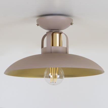 Brilagi - Candeeiro integrado FLAMENGO 1xE27/60W/230V bege