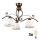 Brilagi - Candeeiro  integrado LED ANTICO 3xE27/60W/230V bronze pátina