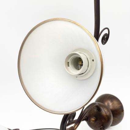 Brilagi - Candeeiro  integrado LED ANTICO 3xE27/60W/230V bronze pátina