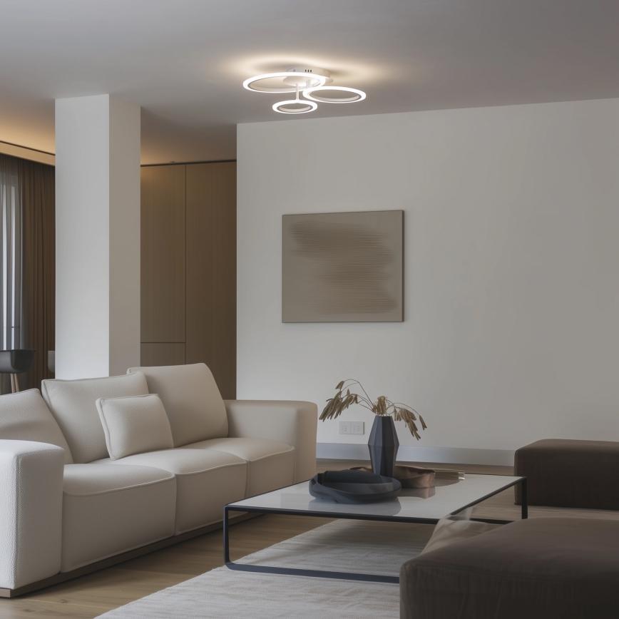 Brilagi - Candeeiro integrado LED com regulação ORBITS LED/40W/230V 3000-6500K branco + comando
