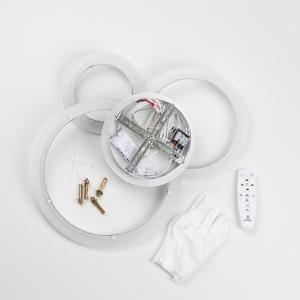 Brilagi - Candeeiro integrado LED com regulação ORBITS LED/40W/230V 3000-6500K branco + comando