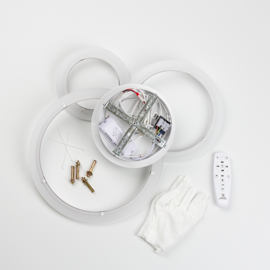 Brilagi - Candeeiro integrado LED com regulação ORBITS LED/40W/230V 3000-6500K branco + comando