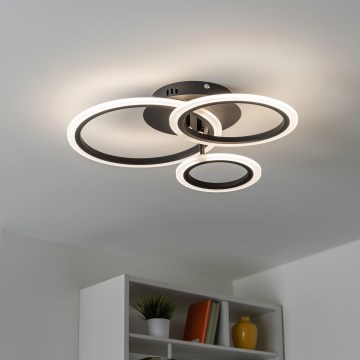 Brilagi - Candeeiro integrado LED com regulação ORBITS LED/40W/230V 3000-6500K preto + comando