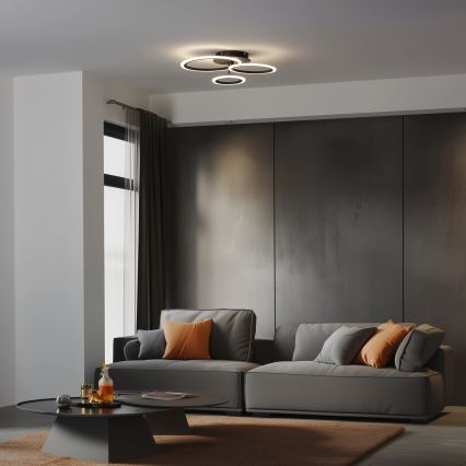 Brilagi - Candeeiro integrado LED com regulação ORBITS LED/40W/230V 3000-6500K preto + comando
