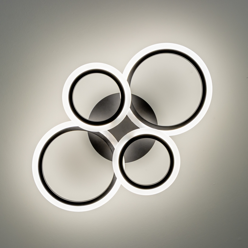 Brilagi - Candeeiro integrado LED com regulação ORBITS LED/50W/230V 3000-6500K antracite + comando