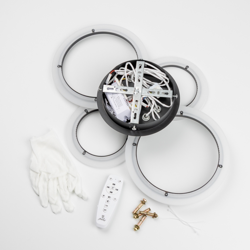 Brilagi - Candeeiro integrado LED com regulação ORBITS LED/50W/230V 3000-6500K antracite + comando