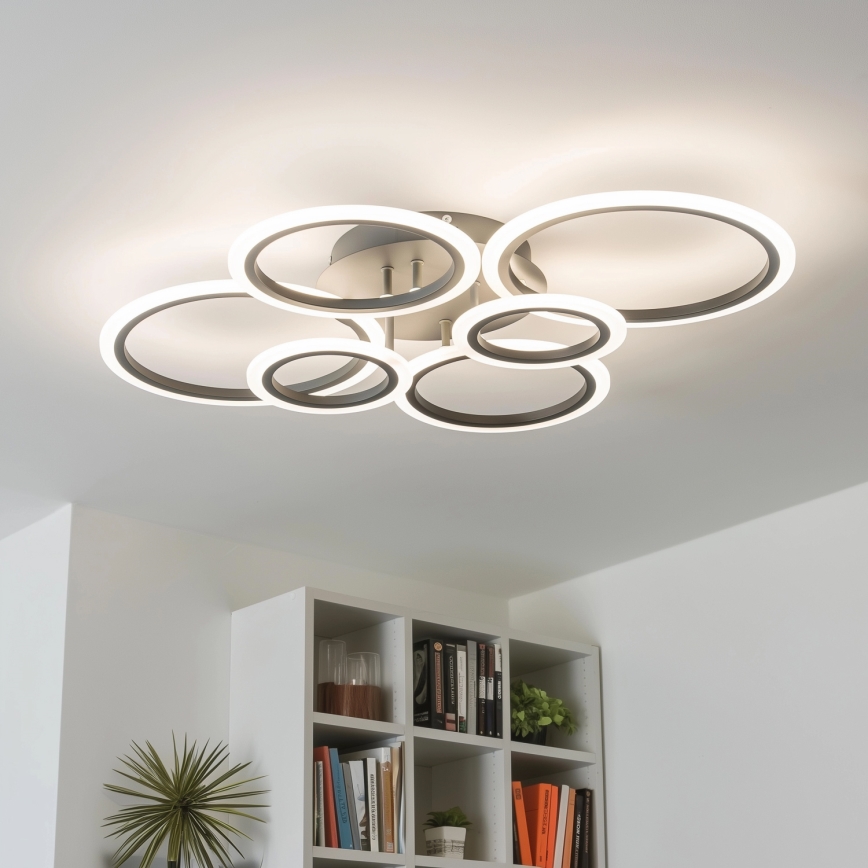 Brilagi - Candeeiro integrado LED com regulação ORBITS LED/85W/230V 3000-6500K antracite + comando