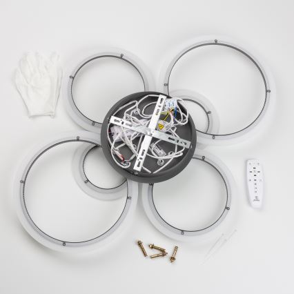 Brilagi - Candeeiro integrado LED com regulação ORBITS LED/85W/230V 3000-6500K antracite + comando