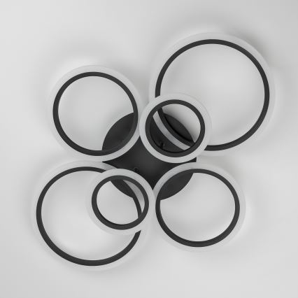 Brilagi - Candeeiro integrado LED com regulação ORBITS LED/85W/230V 3000-6500K preto + comando