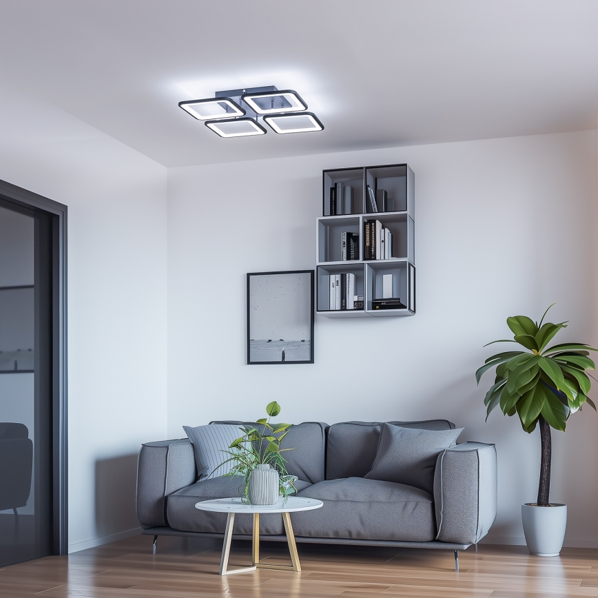 Brilagi - Candeeiro integrado LED com regulação SQUARED LED/85W/230V 3000-6500K + comando