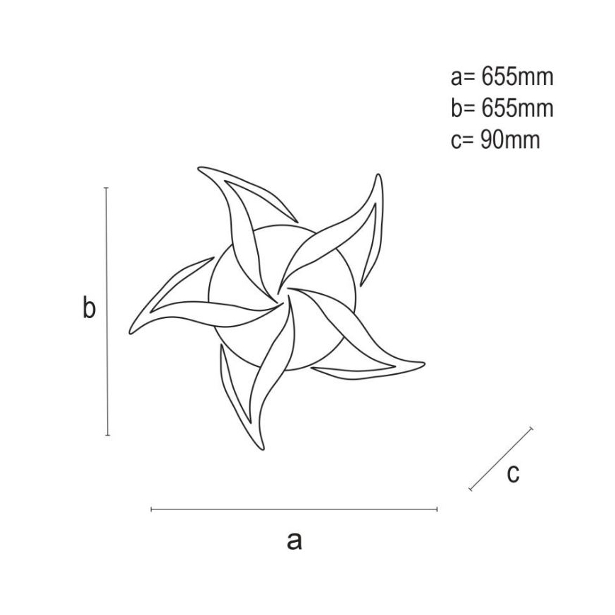 Brilagi - Candeeiro integrado LED com regulação TWIST LED/55W/230V 3000-6500K branco + comando