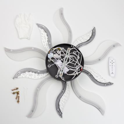 Brilagi - Candeeiro integrado LED com regulação TWIST LED/65W/230V 3000-6500K preto + comando