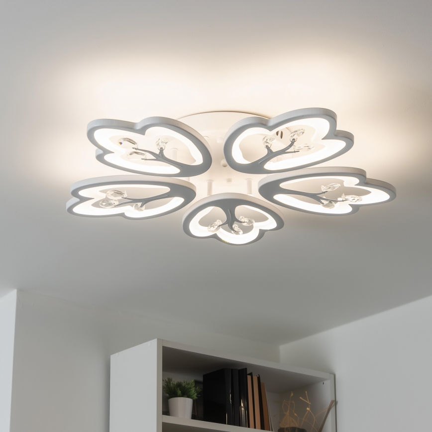 Brilagi - Candeeiro integrado LED com regulação TWIST LED/80W/230V 3000-6500K branco + comando