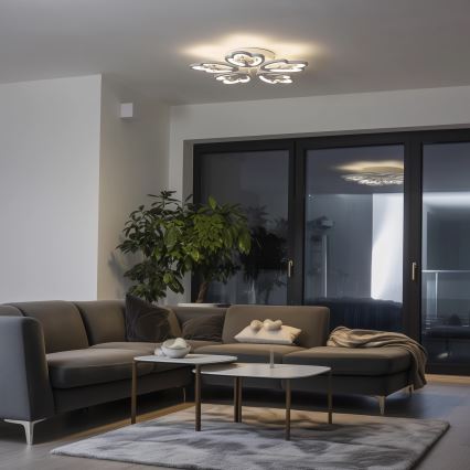 Brilagi - Candeeiro integrado LED com regulação TWIST LED/80W/230V 3000-6500K branco + comando