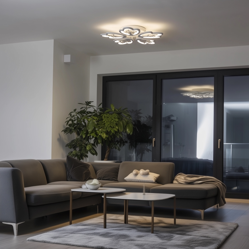 Brilagi - Candeeiro integrado LED com regulação TWIST LED/80W/230V 3000-6500K branco + comando