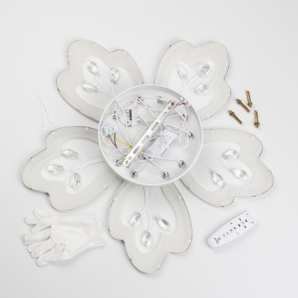Brilagi - Candeeiro integrado LED com regulação TWIST LED/80W/230V 3000-6500K branco + comando