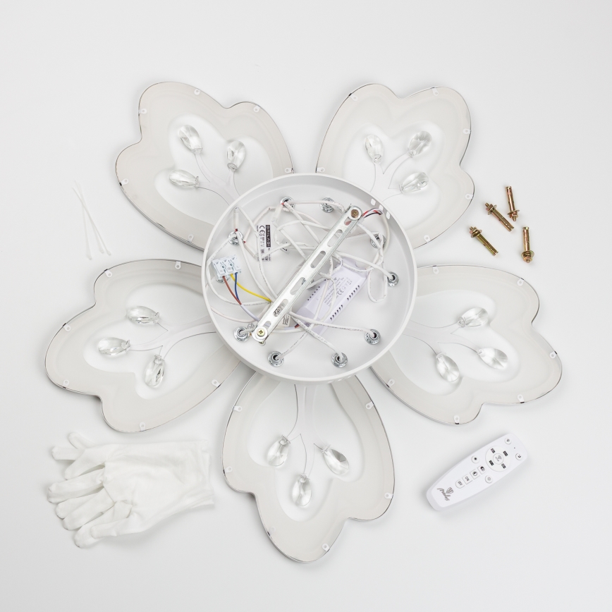 Brilagi - Candeeiro integrado LED com regulação TWIST LED/80W/230V 3000-6500K branco + comando