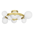 Brilagi - Candeeiro  integrado LED MILLA 10xG9/3W/230V dourado/branco