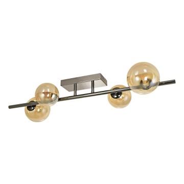 Brilagi - Candeeiro  integrado LED MILLA 4xG9/3W/230V cromado brilhante/dourado