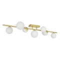 Brilagi - Candeeiro  integrado LED MILLA 7xG9/3W/230V dourado/branco