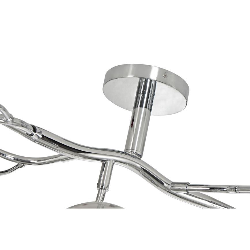 Brilagi - Candeeiro  integrado LED MISTEL 15xG9/3W/230V cromado brilhante/fumado