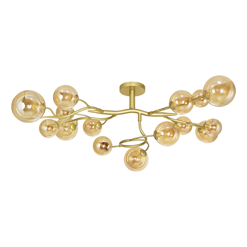 Brilagi - Candeeiro  integrado LED MISTEL 15xG9/3W/230V dourado