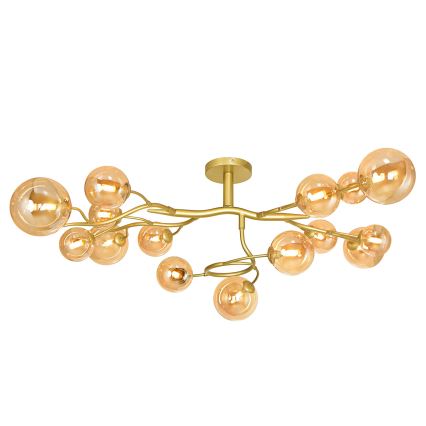 Brilagi - Candeeiro  integrado LED MISTEL 15xG9/3W/230V dourado