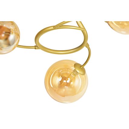 Brilagi - Candeeiro  integrado LED MISTEL 15xG9/3W/230V dourado