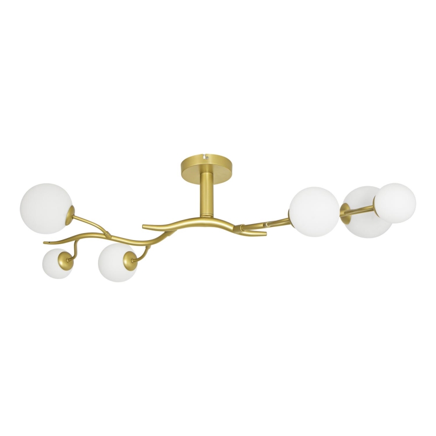Brilagi - Candeeiro  integrado LED MISTEL 6xG9/3W/230V dourado/branco