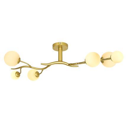 Brilagi - Candeeiro  integrado LED MISTEL 6xG9/3W/230V dourado/branco