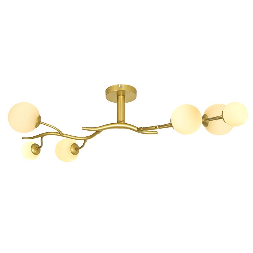 Brilagi - Candeeiro  integrado LED MISTEL 6xG9/3W/230V dourado/branco