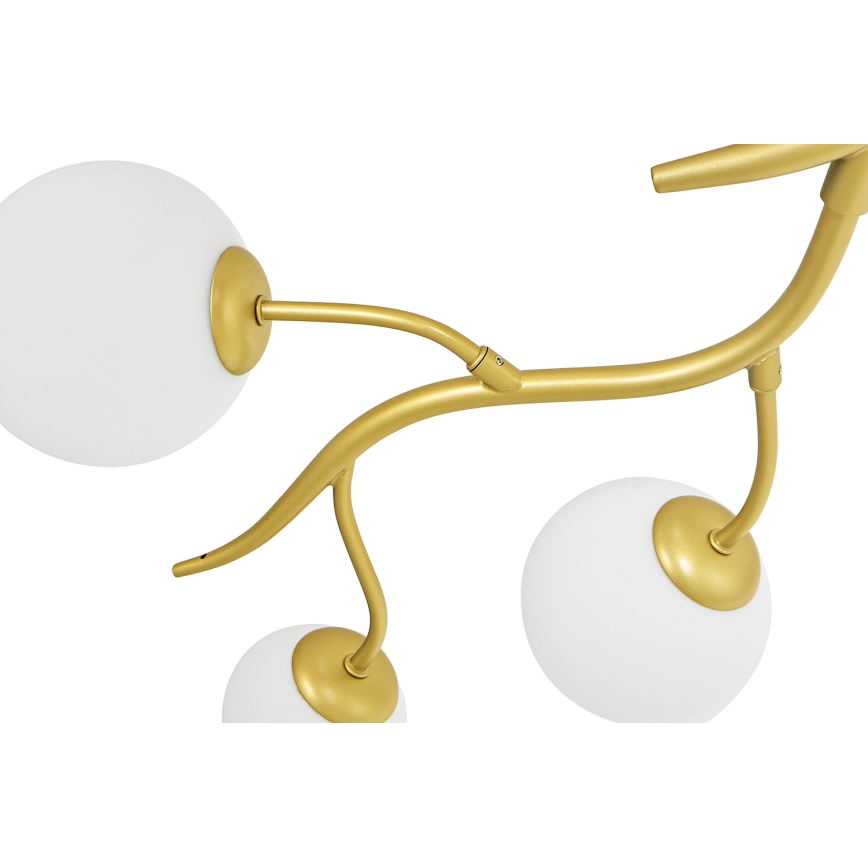 Brilagi - Candeeiro  integrado LED MISTEL 6xG9/3W/230V dourado/branco