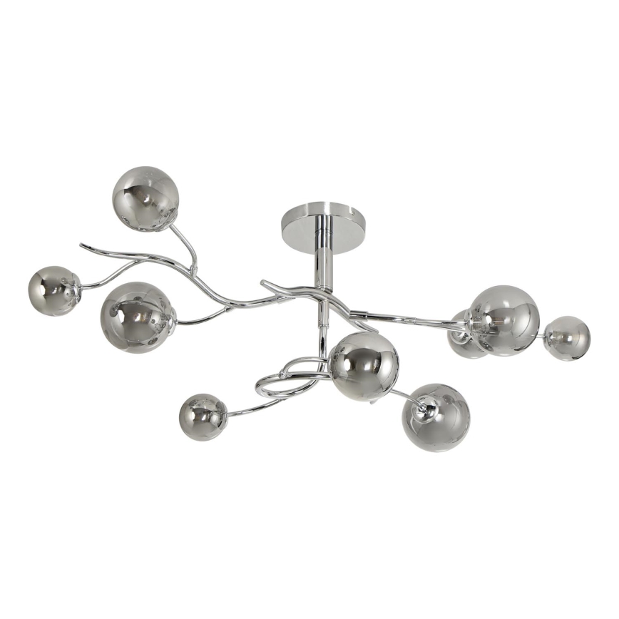 Brilagi - Candeeiro  integrado LED MISTEL 9xG9/3W/230V cromado brilhante/fumado