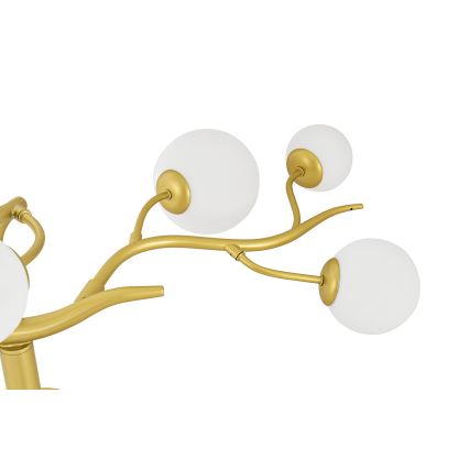 Brilagi - Candeeiro  integrado LED MISTEL 9xG9/3W/230V dourado/branco