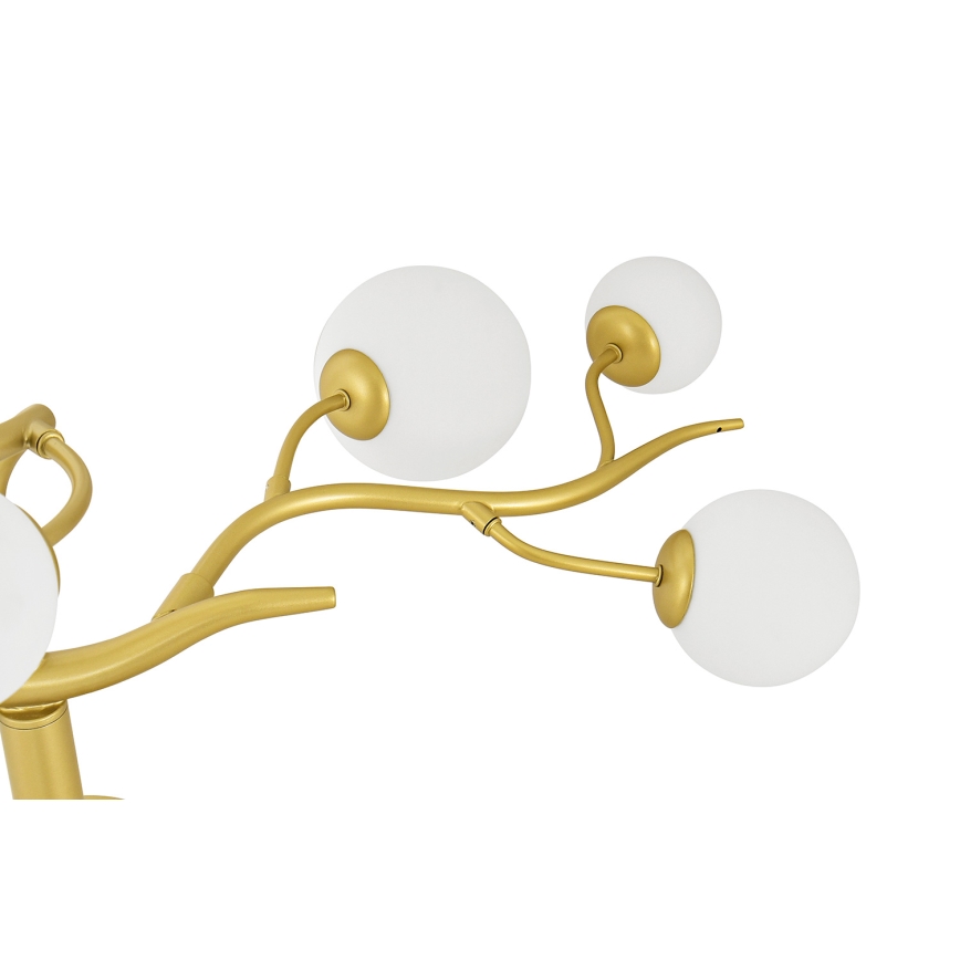 Brilagi - Candeeiro  integrado LED MISTEL 9xG9/3W/230V dourado/branco