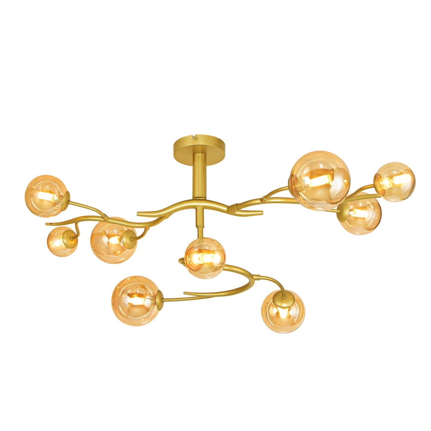 Brilagi - Candeeiro  integrado LED MISTEL 9xG9/3W/230V dourado