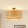 Brilagi - Candeeiro integrado MONTANA BOHO 1xE27/15W/230V diâmetro 60 cm castanho