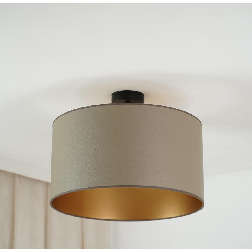 Brilagi - Candeeiro integrado OREGON ROLLER VEGE 1xE27/15W/230V diâmetro 45 cm cinzento