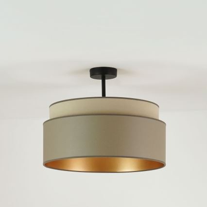 Brilagi - Candeeiro integrado OREGON VEGE 1xE27/15W/230V diâmetro 45 cm cinzento