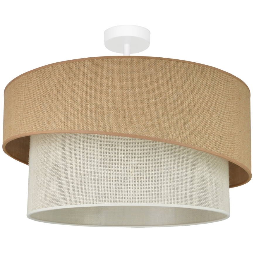 Brilagi - Candeeiro integrado SHINE 1xE27/15W/230V diâmetro 50 cm bege/creme